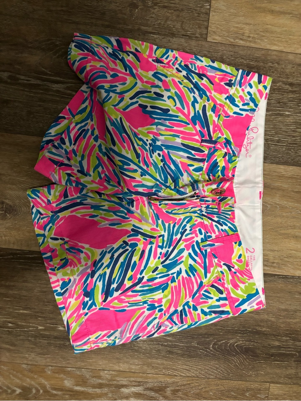 Lilly Pulitzer “Palm Reader” Print Shorts